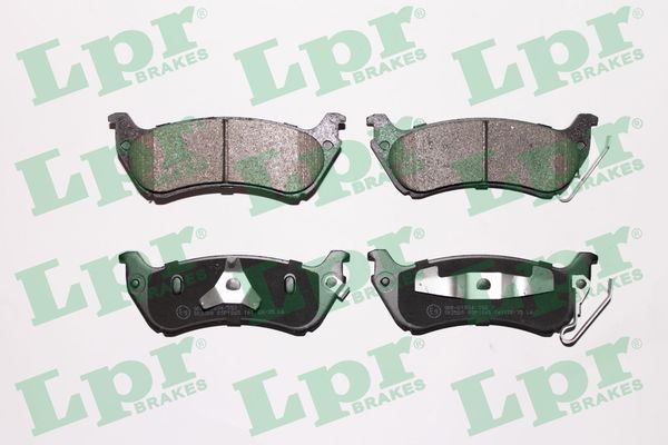 Bromsbeläggsats, Bakaxel Lpr 05P1065 LPR Bromsbeläggsats, Bakaxel Lpr 05P1065 LPR