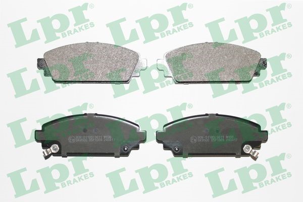 Bromsbeläggsats, Framaxel Lpr 05P1069 LPR
