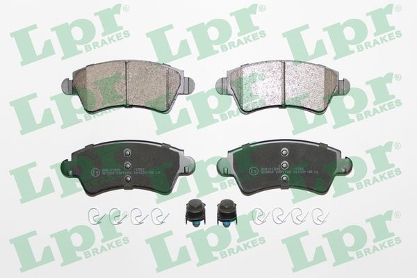 Bromsbeläggsats, Framaxel Lpr 05P1105 LPR