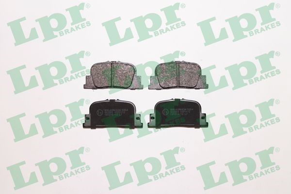 Bromsbeläggsats, Bakaxel Lpr 05P1112 LPR
