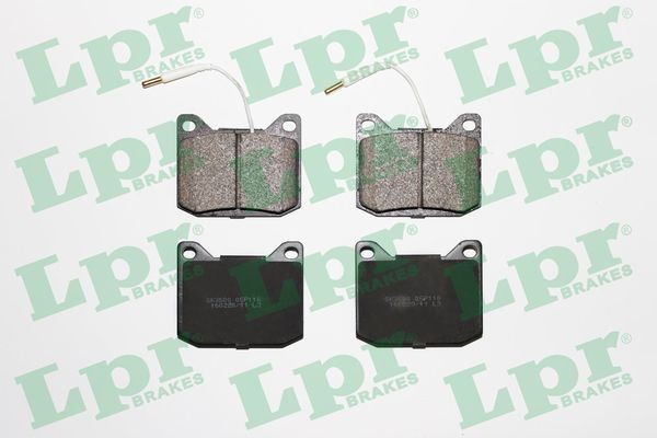 Bromsbeläggsats, Framaxel Lpr 05P118 LPR