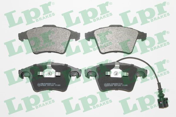 Bromsbeläggsats, Framaxel Lpr 05P1205 LPR