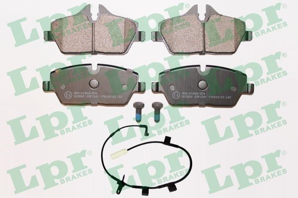 Bromsbeläggsats, Framaxel Lpr 05P1241A LPR