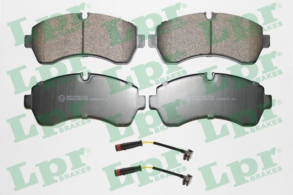 Bromsbeläggsats, Framaxel, Bakaxel Lpr 05P1295A LPR