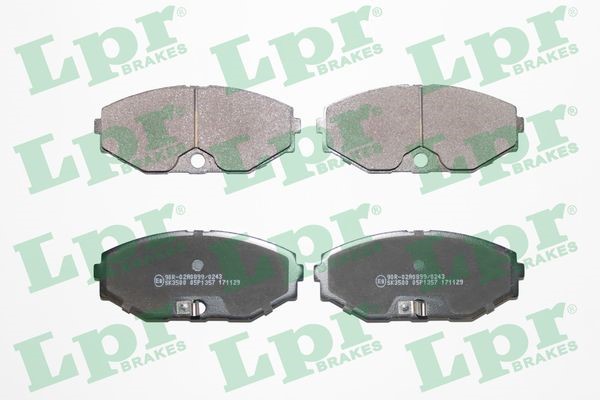 Bromsbeläggsats, Framaxel Lpr 05P1357 LPR