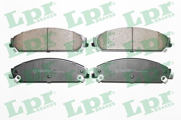 Bromsbeläggsats, Framaxel Lpr 05P1401 LPR