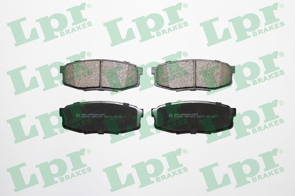 Bromsbeläggsats, Bakaxel Lpr 05P1419 LPR