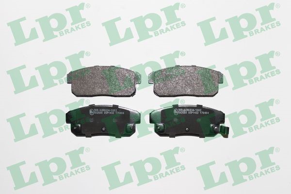 Bromsbeläggsats, Bakaxel Lpr 05P1432 LPR