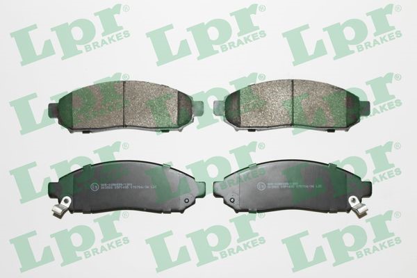Bromsbeläggsats, Framaxel Lpr 05P1495 LPR