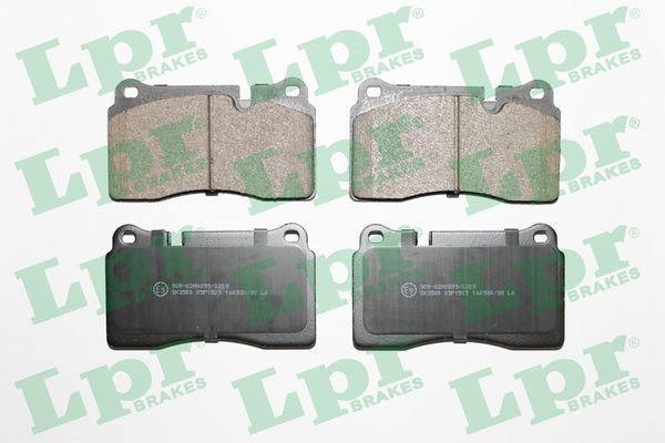 Bromsbeläggsats, Framaxel Lpr 05P1505 LPR