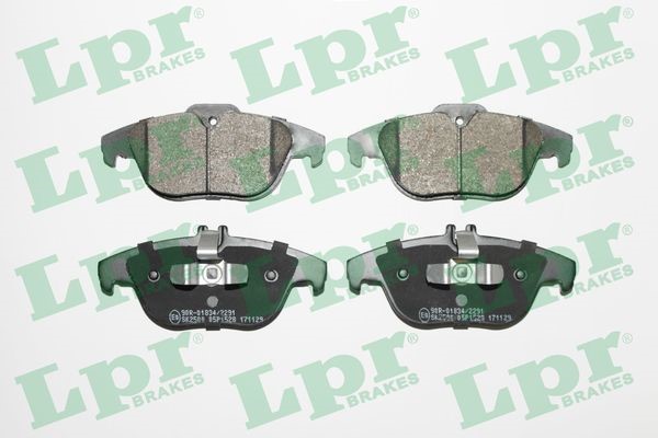 Bromsbeläggsats, Bakaxel Lpr 05P1528 LPR