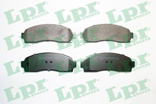 Bromsbeläggsats, Framaxel Lpr 05P1542 LPR