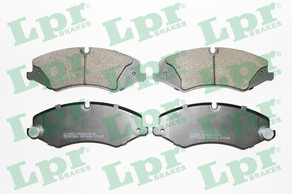 Bromsbeläggsats, Framaxel Lpr 05P1616 LPR