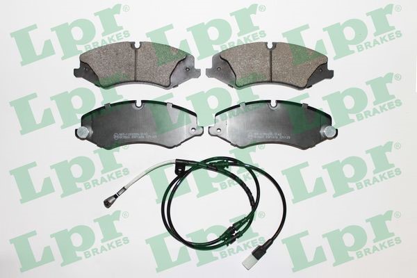 Bromsbeläggsats, Framaxel Lpr 05P1616A LPR
