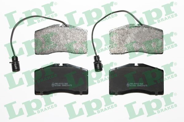 Bromsbeläggsats, Framaxel Lpr 05P1675 LPR