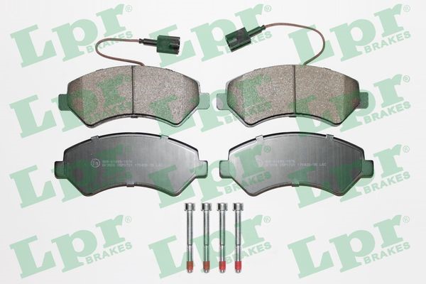 Bromsbeläggsats, Framaxel Lpr 05P1721 LPR