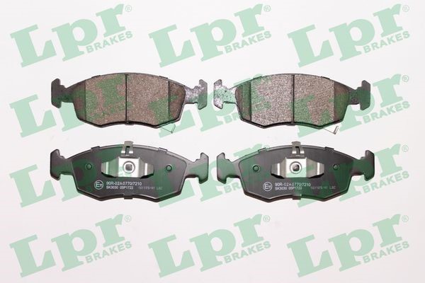 Bromsbeläggsats, Framaxel Lpr 05P1722 LPR