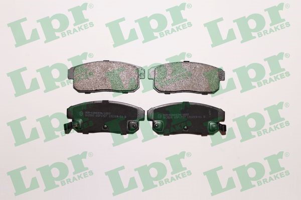 Bromsbeläggsats, Bakaxel Lpr 05P1727 LPR