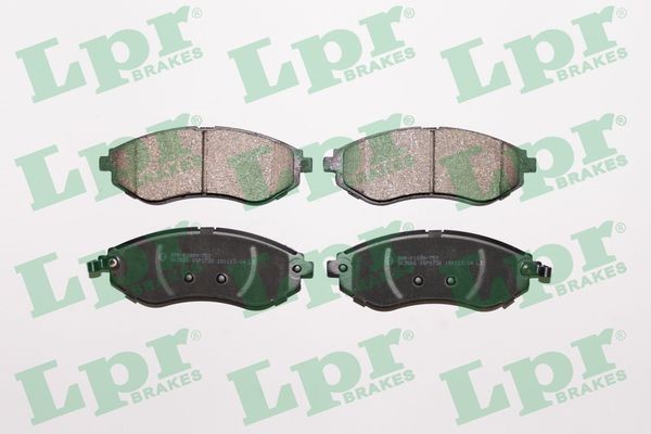Bromsbeläggsats, Framaxel Lpr 05P1730 LPR