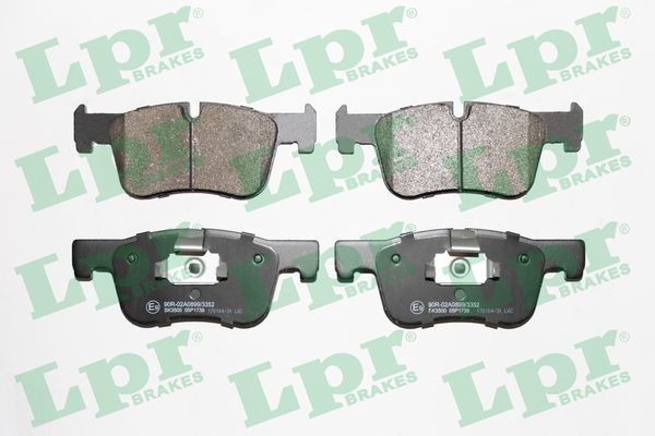 Bromsbeläggsats, Framaxel Lpr 05P1739 LPR