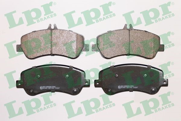 Bromsbeläggsats, Framaxel Lpr 05P1762 LPR