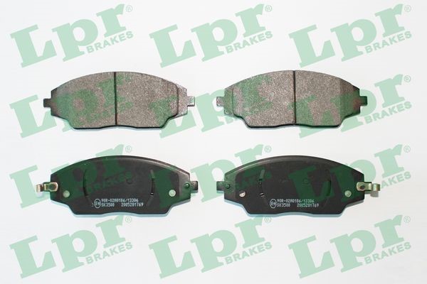 Bromsbeläggsats, Framaxel Lpr 05P1769 LPR