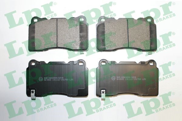 Bromsbeläggsats, Framaxel Lpr 05P1783 LPR