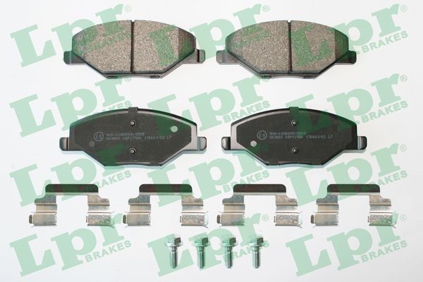 Bromsbeläggsats, Framaxel Lpr 05P1795K LPR