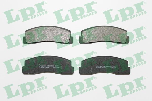 Bromsbeläggsats, Framaxel Lpr 05P179 LPR