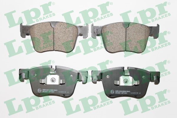 Bromsbeläggsats, Framaxel Lpr 05P1853 LPR