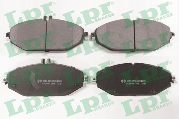 Bromsbeläggsats, Framaxel Lpr 05P2037 LPR