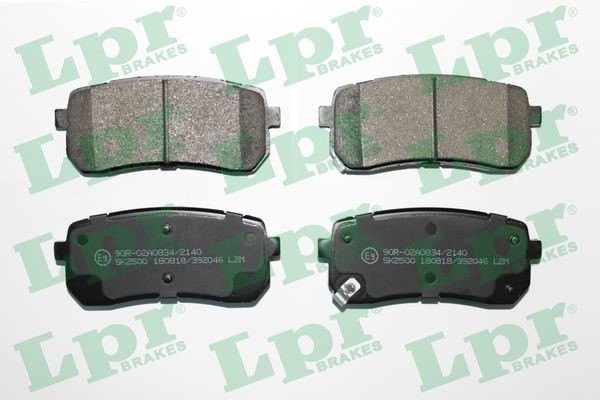 Bromsbeläggsats, Bakaxel Lpr 05P2046 LPR