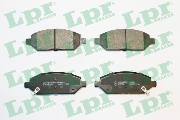 Bromsbeläggsats, Framaxel Lpr 05P2050 LPR