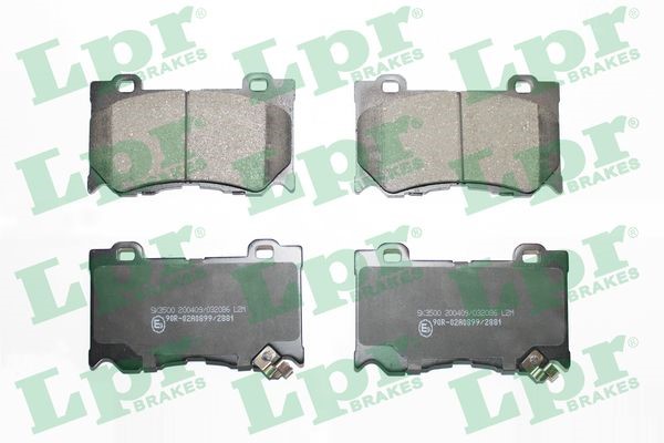 Bromsbeläggsats, Framaxel Lpr 05P2086 LPR