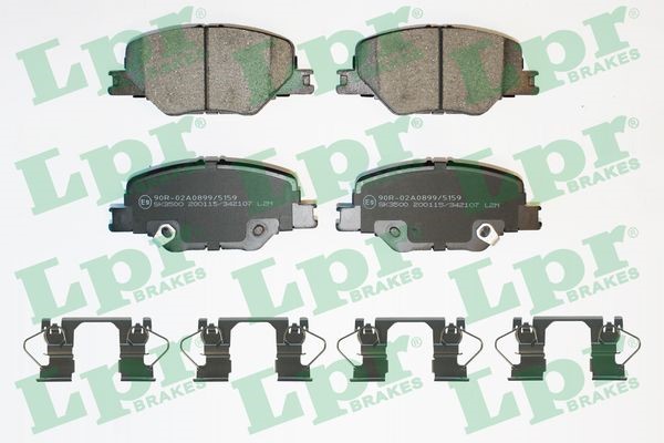 Bromsbeläggsats, Framaxel Lpr 05P2107K LPR