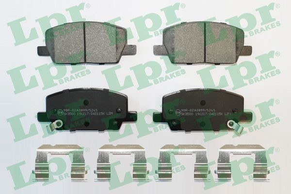 Bromsbeläggsats, Framaxel Lpr 05P2115K LPR