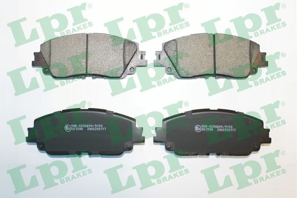 Bromsbeläggsats, Framaxel Lpr 05P2117 LPR