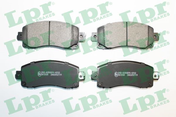 Bromsbeläggsats, Framaxel Lpr 05P2119 LPR Bromsbeläggsats, Framaxel Lpr 05P2119 LPR