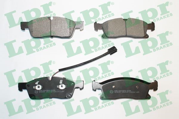 Bromsbeläggsats, Framaxel Lpr 05P2124 LPR