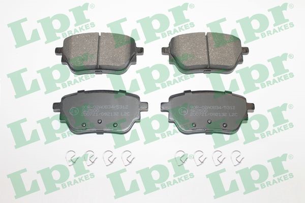 Bromsbeläggsats, Bakaxel Lpr 05P2132 LPR