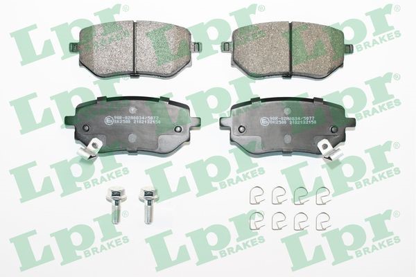 Bromsbeläggsats, Bakaxel Lpr 05P2150 LPR