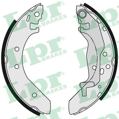 Bromsbackar, sats, Bakaxel Lpr 06040 LPR