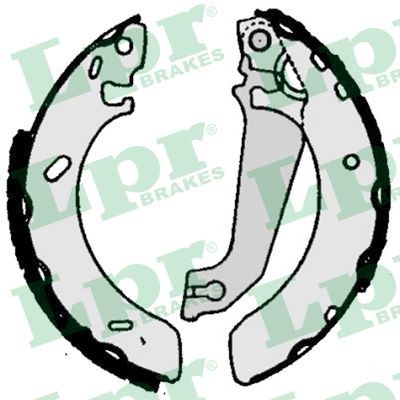 Bromsbackar, sats, Bakaxel Lpr 06050 LPR