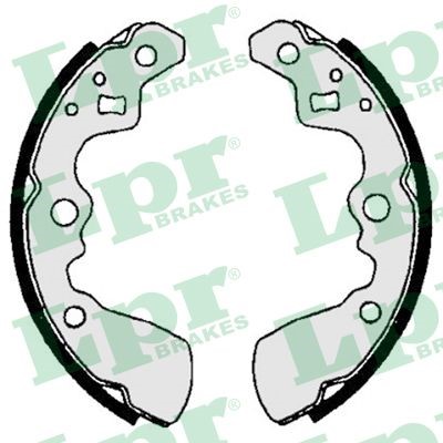 Bromsbackar, sats, Bakaxel Lpr 06320 LPR