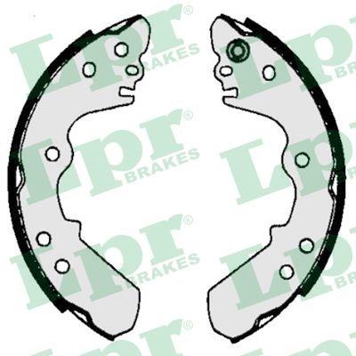 Bromsbackar, sats, Bakaxel Lpr 06340 LPR