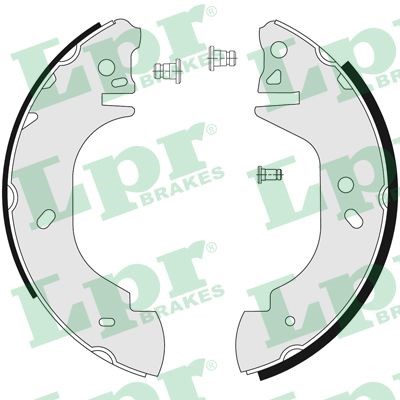 Bromsbackar, sats, Bakaxel Lpr 06760 LPR