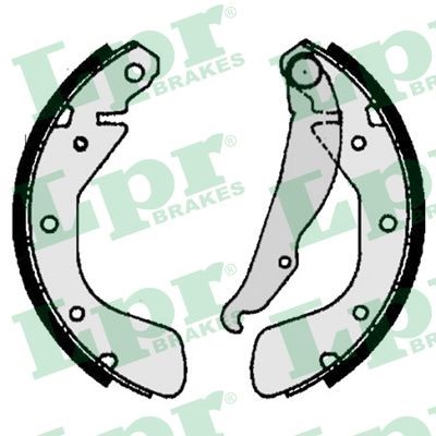 Bromsbackar, sats, Bakaxel Lpr 06790 LPR
