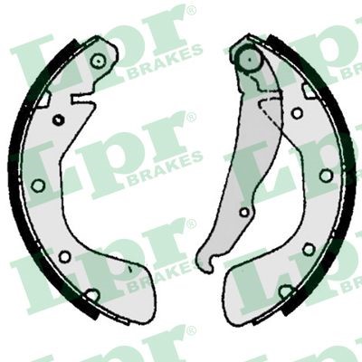 Bromsbackar, sats, Bakaxel Lpr 06800 LPR