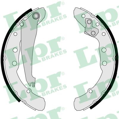Bromsbackar, sats, Bakaxel Lpr 06850 LPR