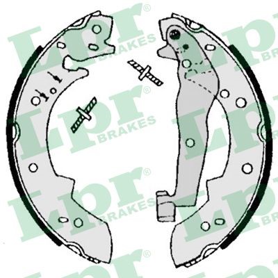 Bromsbackar, sats, Bakaxel Lpr 07050 LPR